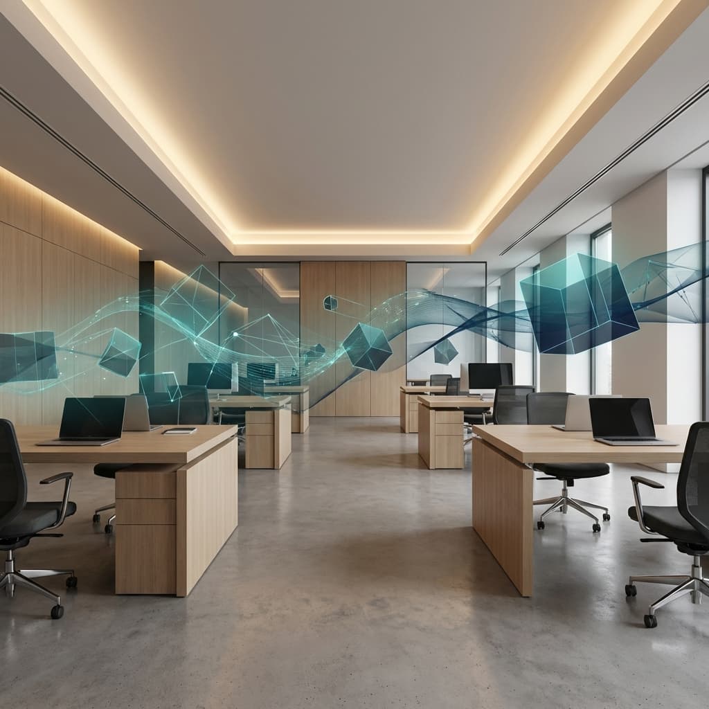 Modern office workspace